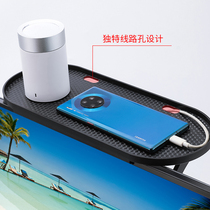 Wall-mounted TV screen set-top box Shelving Router Storage Box Computer Display Separator Pendulum-free