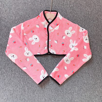 Autumn Winter Flannel long sleeves Shoulder Shoulder Women Sleeping Antifreeze Shoulder-of-the-neck Shoulder Middle Aged Maternal Sitting in the Autumn Frost