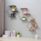 Северные минималистские шестиугольные декоративные полки гостиная настенная стена перегородка