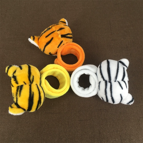 Милая креативная детская плюшевая кукла для взрослых, браслет, тигр