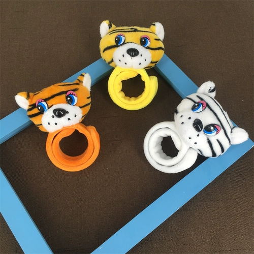 Милая креативная детская плюшевая кукла для взрослых, браслет, тигр