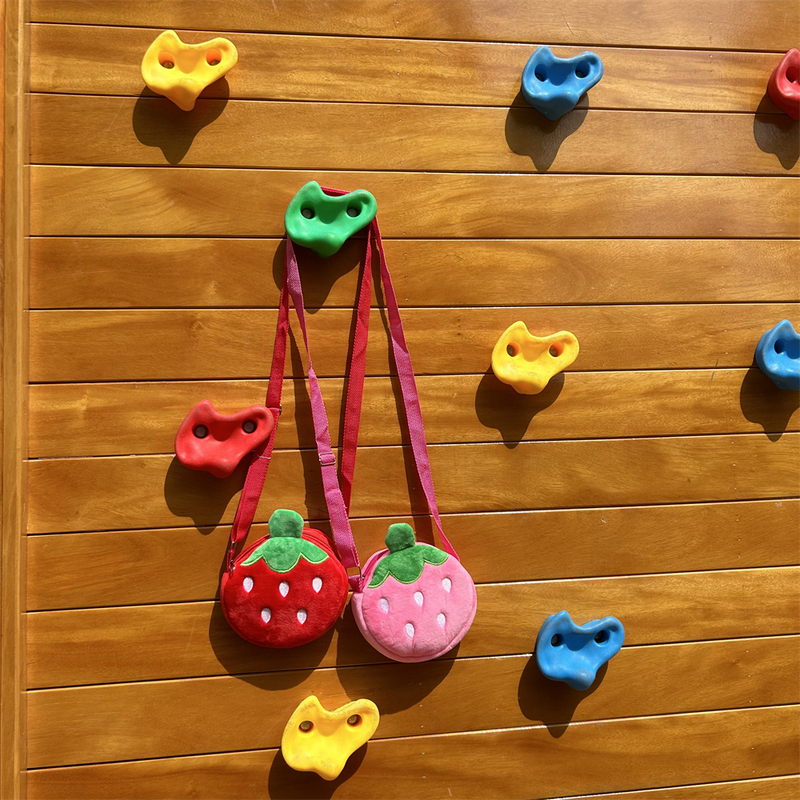 Summer Strawberry Crossbody Bag for Adults and Children, Plush Small Bag, Birthday Gift, Strawberry Storage Bag Summer Strawberry Crossbody Bag for Adults and Children, Plush Small Bag, Birthday Gift, Strawberry Storage Bag