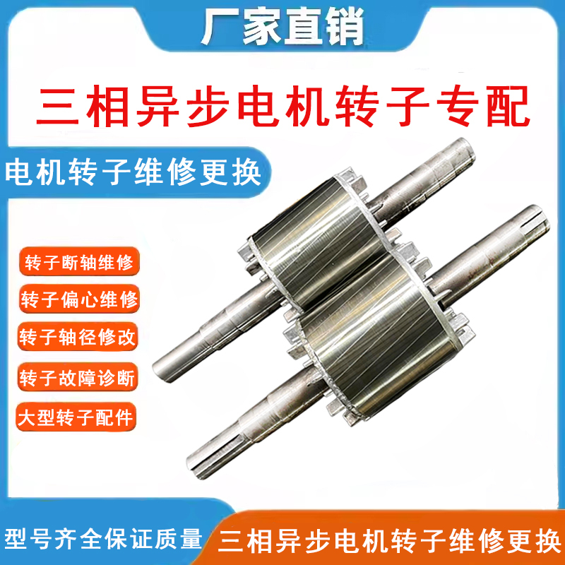 Three-Phase Motor Rotor Repair, Motor Rotor Fault Diagnosis, Motor Rotor Specialized Precision Large Rotor Parts