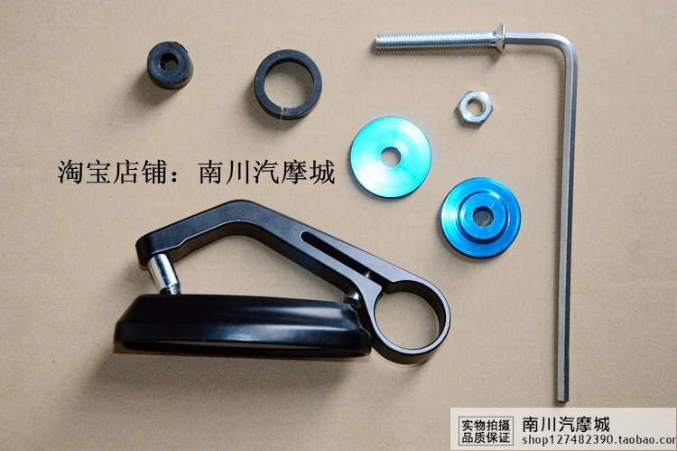 Xe máy gắn gương chiếu hậu Đường phố chạy xe đạp điện Tất cả tay lái bằng nhôm đảo ngược gương thay đổi xe 22mm phổ phản chiếu - Xe máy lại gương gương xe vision đẹp