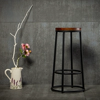 Loft American Iron Bar High Stool Cash Register Приема стола стул кофейня Ktv Bar Stule Style Industrial Style