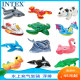 INTEX adult water inflatable mount flamingo swimming ring unicorn floating row swimming pool floating bed children's toys