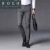 ROEH mùa thu nam mới quần nam quần âu quần nam chân mỏng quần kinh doanh phù hợp với quần dài JB0901 - Quần mỏng quần jogger kaki Quần mỏng