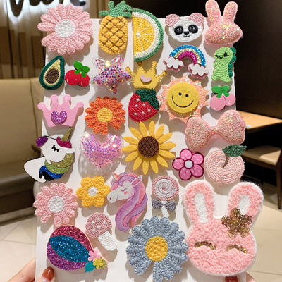 儿童刘海贴碎发贴魔术贴