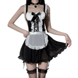 Сексуальное кружевное нижнее белье, комплект, дудоу, пижама, мини-юбка, изысканный стиль