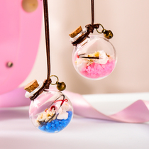 Deciduous tooth commemorative pendant diy baby self-made baby hair pendant car necklace pendant lanugo hair souvenir