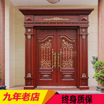 Anti-theft door villa gate simulation copper door entry steel door non-standard door zinc alloy door