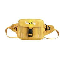 Желтая нагрудная сумка-желтая (отправить три значка)