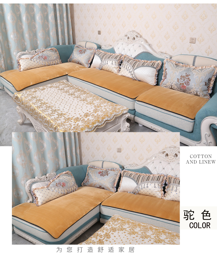 Mùa đông văn phòng da sofa đệm sang trọng chống trượt rắn gỗ ghế văn phòng đệm phòng khách ghế đệm ba băng ghế - Ghế đệm / đệm Sofa đệm sofa gỗ