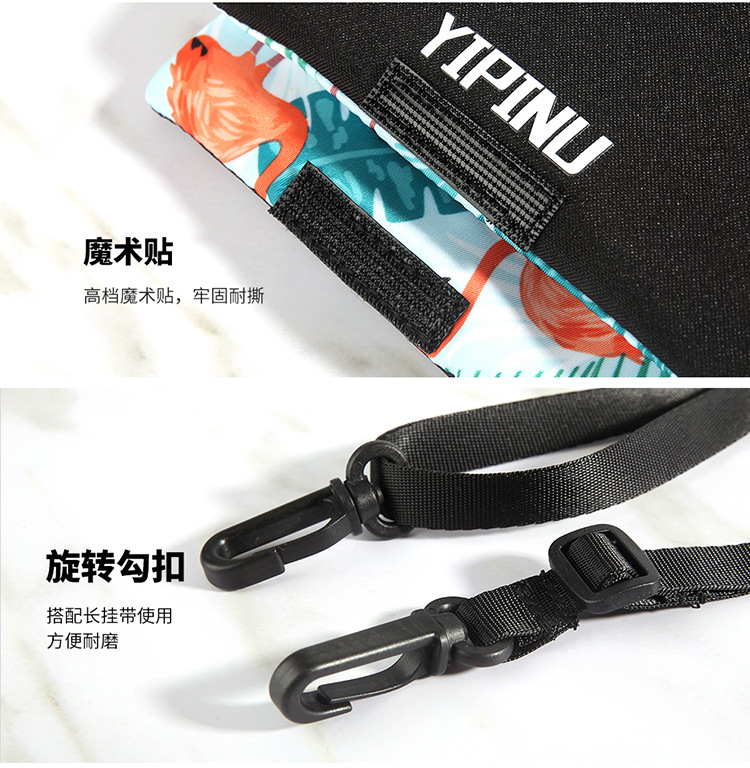 Gói tài liệu du lịch đa chức năng gói hộ chiếu vé giữ hộ chiếu nam nữ treo cổ xiên không thấm nước lưu trữ xách tay - Túi thông tin xác thực túi đeo chéo nữ mini