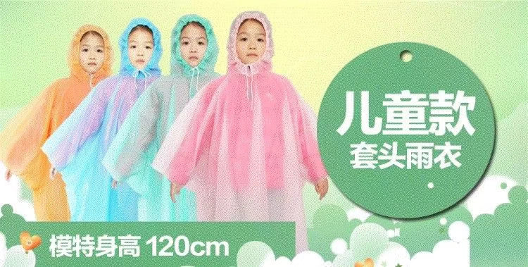 Poncho trong suốt quần mưa đặt bộ đồ đi bộ dùng một lần chống thấm nước mưa unisex phân chia người lớn