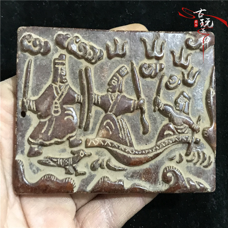 Giả của cổ cao ngọc bích Chiến Quốc Kỳ ngọc cổ ngọc bích tường cũ và ngọc cũ ngọc mặt dây chuyền mặt dây chuyền nhân vật vòng tay ngọc bích xanh