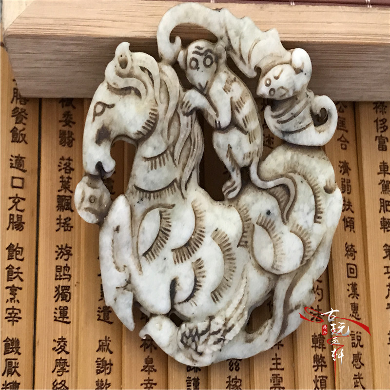 Chiến tranh Trung Quốc ngọc cổ ngọc bích ngọc bích cổ ngọc cũ ngọc bích cổ mặt dây chuyền mặt dây chuyền ngọc bích ngay lập tức bịt kín vòng đá ngọc bích