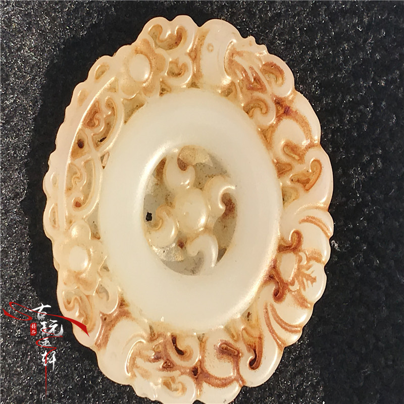 Giả của các mảnh treo cao cổ ngọc bích của ngọc bích màu trắng ngọc bích ngọc cổ ngọc bích đồ trang sức ngọc cổ mặt dây chuyền nhỏ vòng phỉ thúy