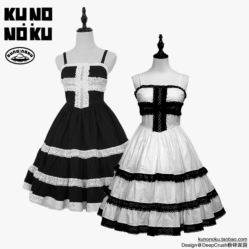 Настоящий дизайнерский кружевной slip dress, панк-стиль, Лоли́та стиль