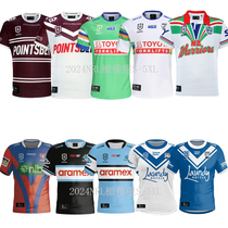 2024NRL Australian Raiders Dogs Shark Knight short-sleeved rugby clothing Dogs rugby