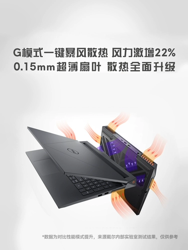 Dell, портативный игровой ноутбук для школьников, G15, 2023, intel core i7, 15.6 дюймов