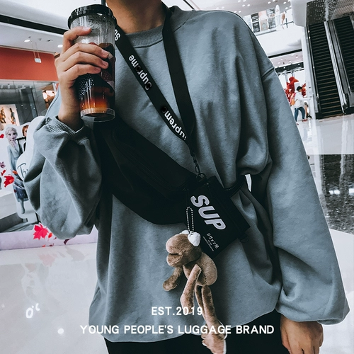 Японская брендовая нагрудная сумка, маленькая поясная сумка, сумка на одно плечо, сумка через плечо