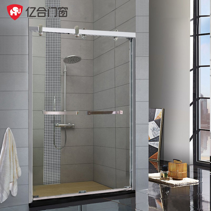 Yiheh door and window indoor bathroom glass showroom tempered glass room stainless steel