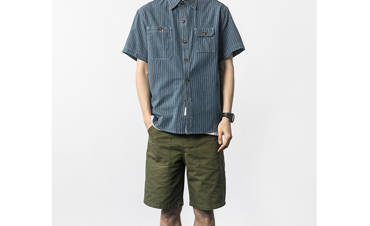 Navy craft American hạng nặng nền tảng lỏng lẻo thẳng năm điểm quần quân đội nam retro quần short dụng cụ hoang dã quần thể thao