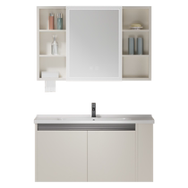 Mona Lisa Bathroom Co. Ltd.s lisa bathroom cabinet honeycomb aluminum side grid basin cabinet cream style washbasin 1145