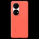 Huawei P50/P50E Силиконовая оболочка [Orange Red] Оригинальные коробки с анти -випдо -кодом