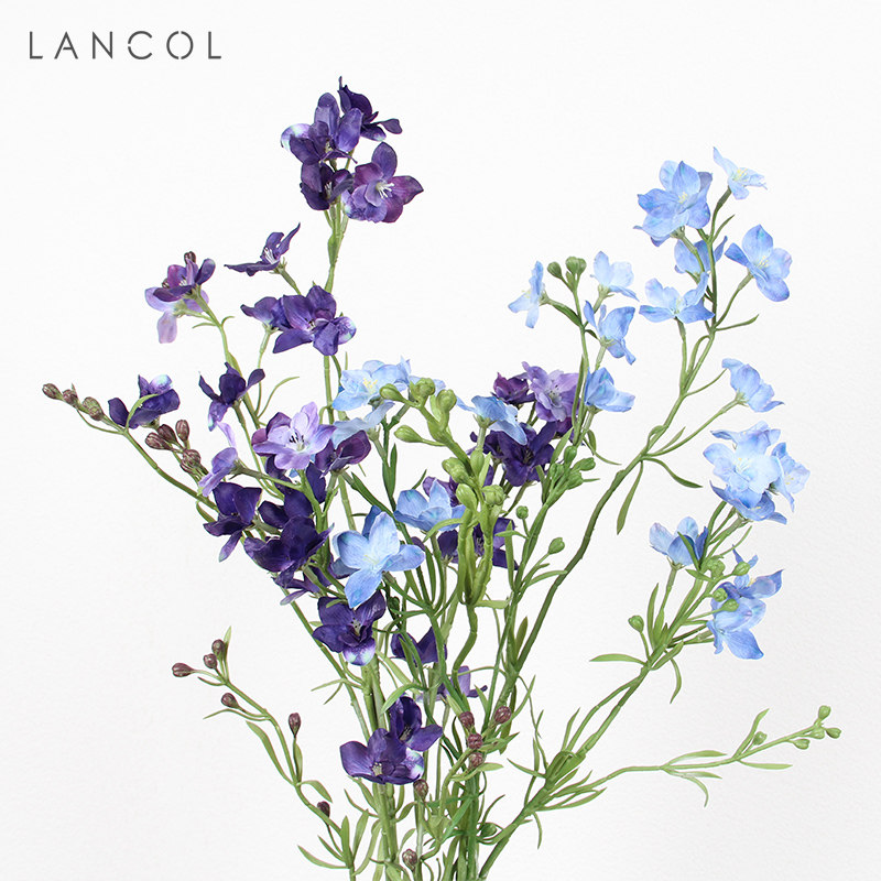 Lancol European Simulation Flower Basket Purple Laurish 1 4 inch Sleeve Wrench Yan Living Room TV Cabinet Decorated Flower Paper Silk