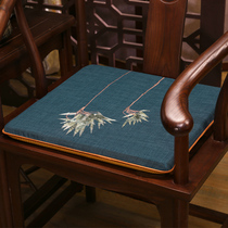 Chinese style red wood cushion chair cushion solid wood sofa cushion too Chair Dining Chair Circle Chair Cushion Table Chair Cushion Anti Slip Custom