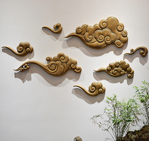 New Chinese style wall hangings tea room entrance retro auspicious clouds wall decorations Zen space restaurant wall decorations