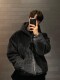 Winter Faux Shearling Jacket for Men, Fleece-Lined and Thickened Cotton Coat, Korean Style Loose Polar Fleece Jacket, Hong Kong Style Trendy Brand Cotton Clothing