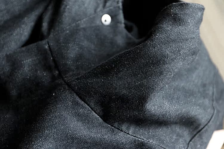Những mẫu áo khoác denim nam đẹp trai mùa thu 2018 mới có thể được giảm béo ở eo trùm đầu áo gió dài nam NF81089 áo gió dáng dài