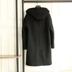 2018 thu đông mới đẹp trai nam tính khí dài trùm đầu cộng với áo khoác len lông bông NA88110 áo jacket nam Áo len