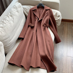 New 30% cashmere double-sided cashmere coat H19FD2636