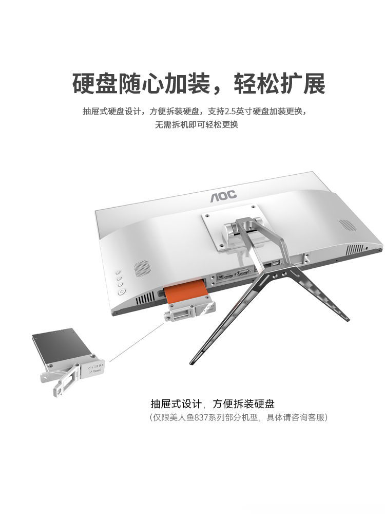 Aoc All-In-One Computer 14Th Generation Core I5/I7 Office Home Gaming High-Performance Desktop 24/ 27inch Complete Unit