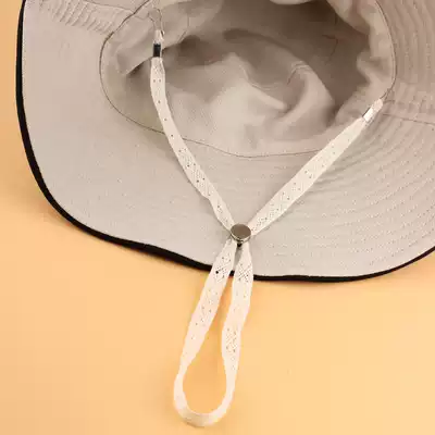 Windproof rope hat special with rope anti-drop fixed fisherman's hat accessories adjustable lanyard sun hat rope hat belt