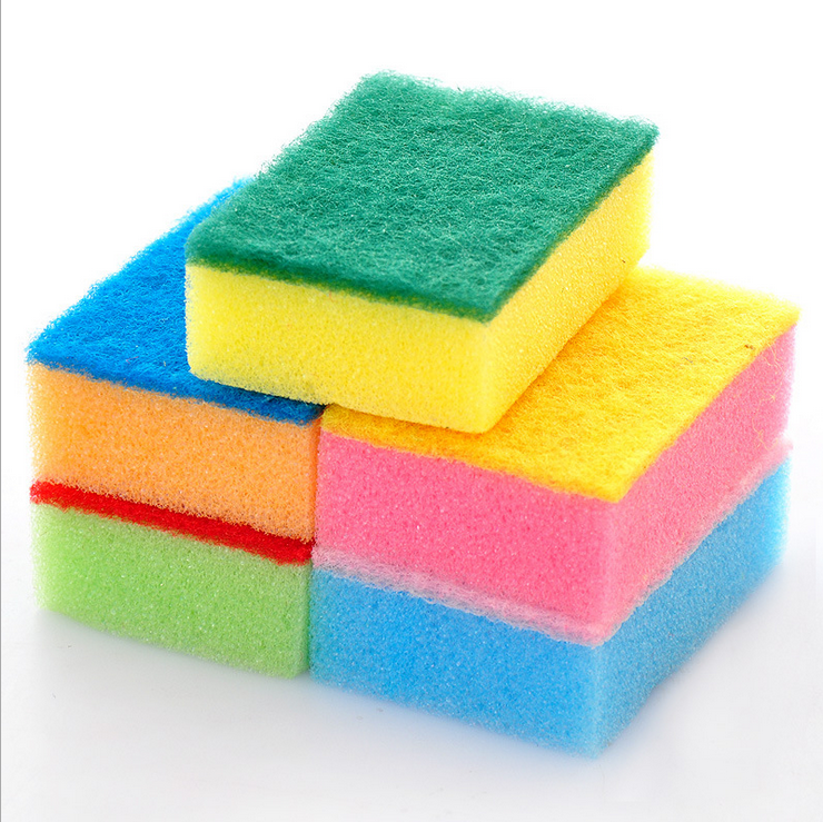 Super-decontamination cleaning sponge wipe powerful colorful nano-antibacterial cleaning sponge wipe 9x6x3cm