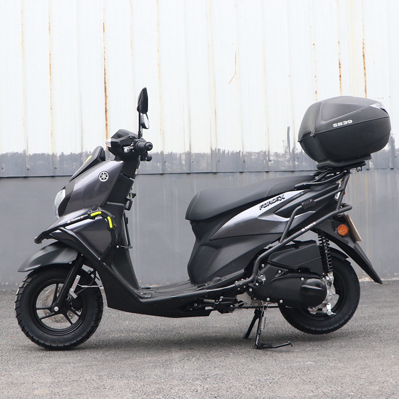 Applicable Mountain leaf Fuying 125 Insurance lever protection lever Anti-fall rear cargo stern box rack rear foot pedal accessories