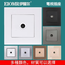 TV socket panel wall 86 type closed-circuit single TV TV jack one cable TV socket panel