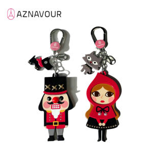 韓国輸入 GRAIN de BEAUTE/AZ 漫画くるみ割り人形赤ずきんちゃん車のキーホルダーバッグぶら下げカップル