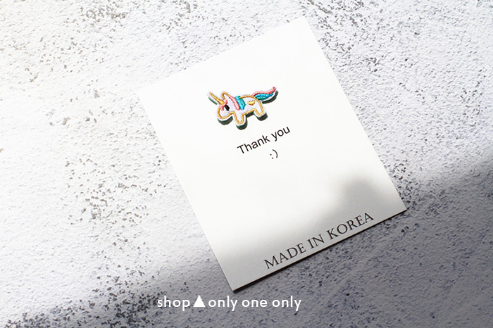 Mini thêu trâm Unicorn Pink Pony Badge Mini quần áo trẻ em mùa hè DIY trâm cài áo cao cấp