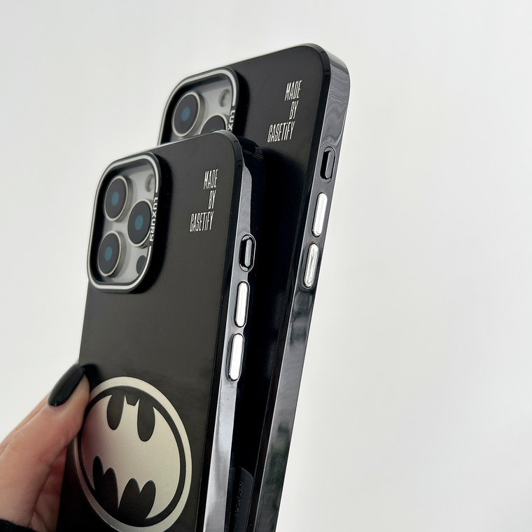 Deadpool Red, Batman Black, Captain America Character iPhone Case