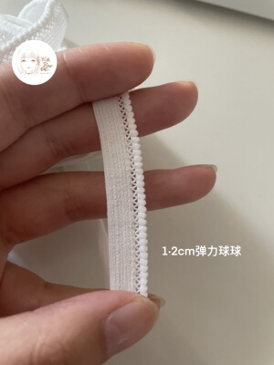 taobao agent Spot 1.2cmmini Ball Elastic Lale Bjd baby clothing pet clothing auxiliary material fabric material lace