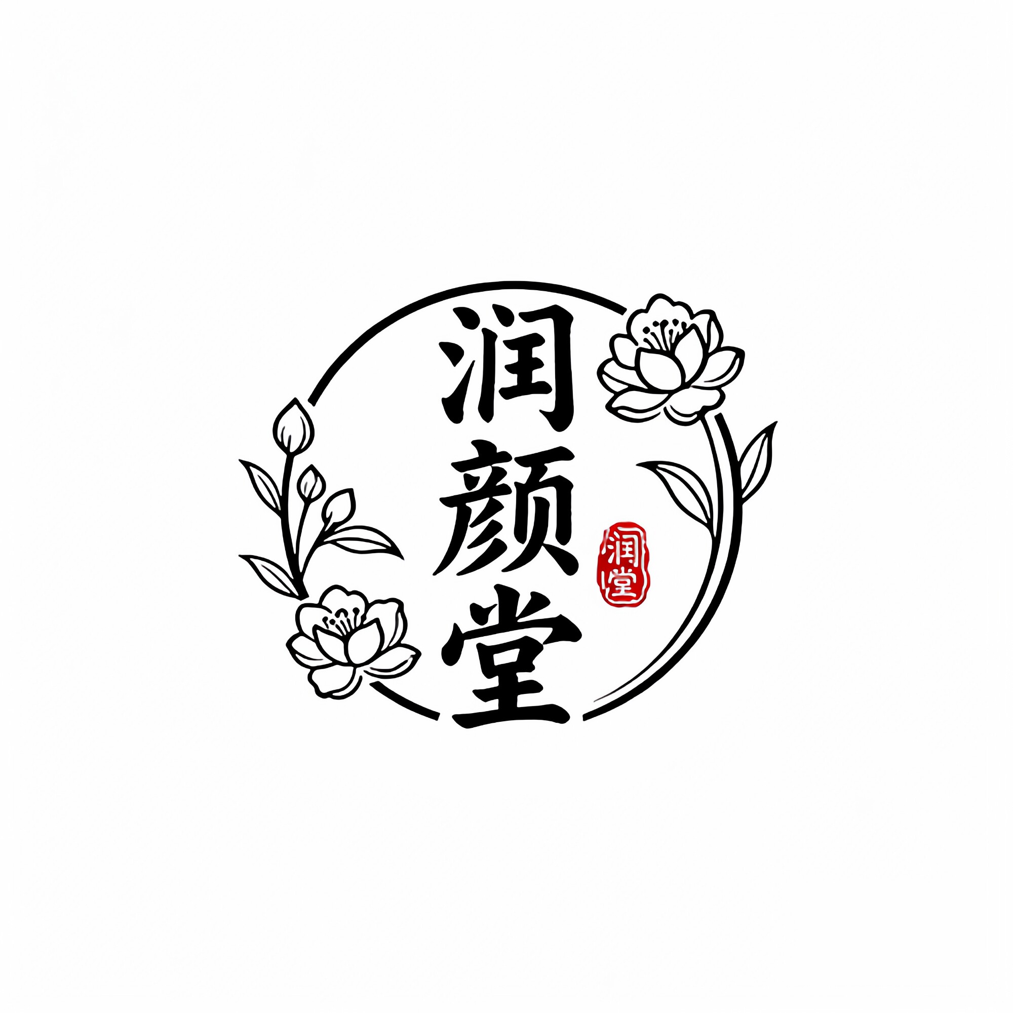 润颜堂的LOGO