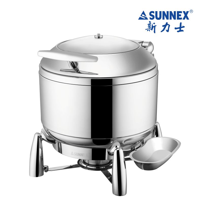 New Rix 304 stainless steel visible glass cover self-help soup cooker Buffey soup cooker W38320 W38120