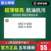 Leitu Lighting 300x450 integrated ceiling light LED kitchen and bathroom light 450x900 kitchen light aluminum gusset plate embedded