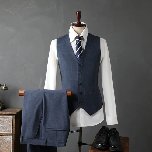 Мужской комплект в английском стиле, костюм для отдыха, свадебное платье, изысканный стиль, 3 предмета